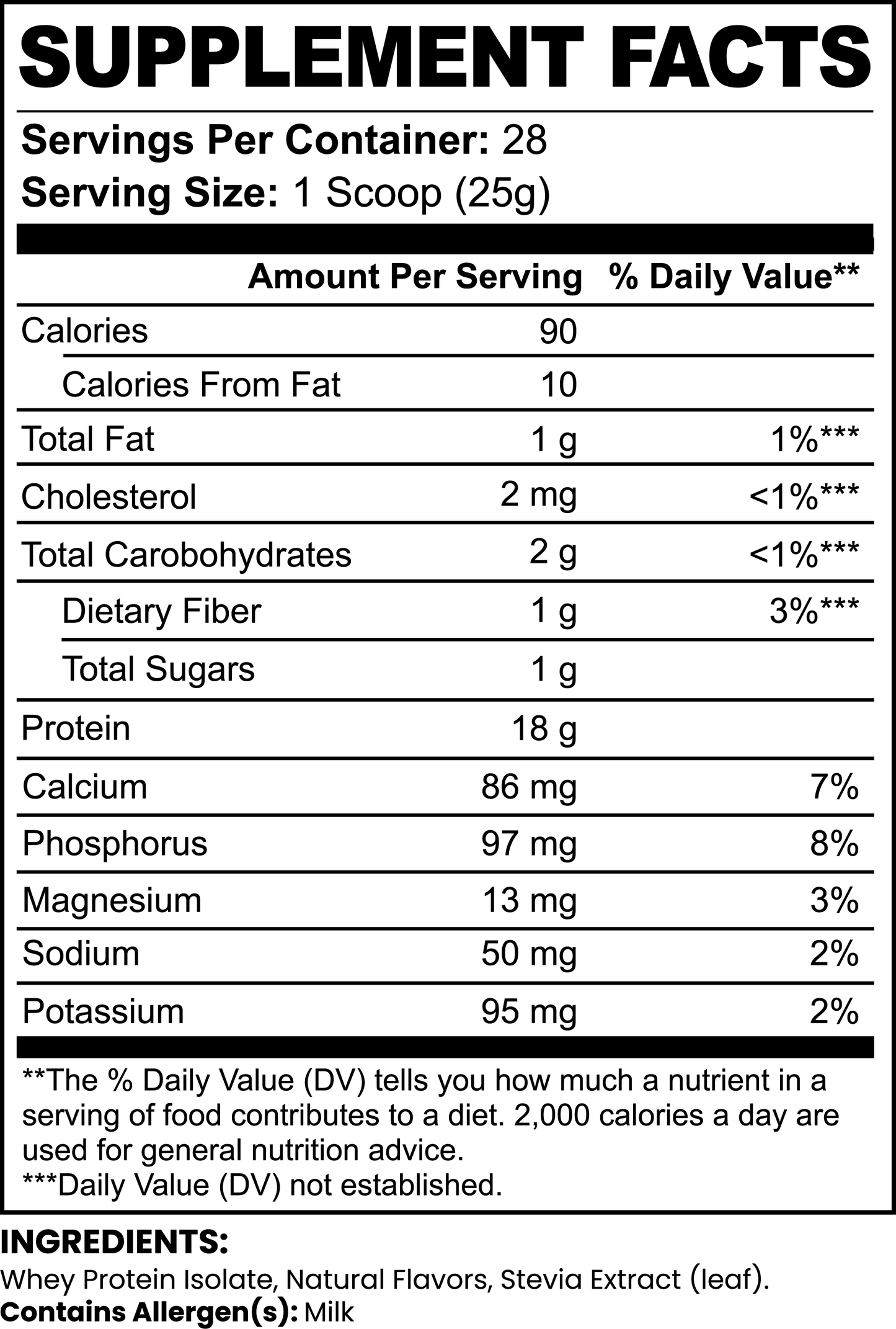 FKA Chocolate Whey Protein