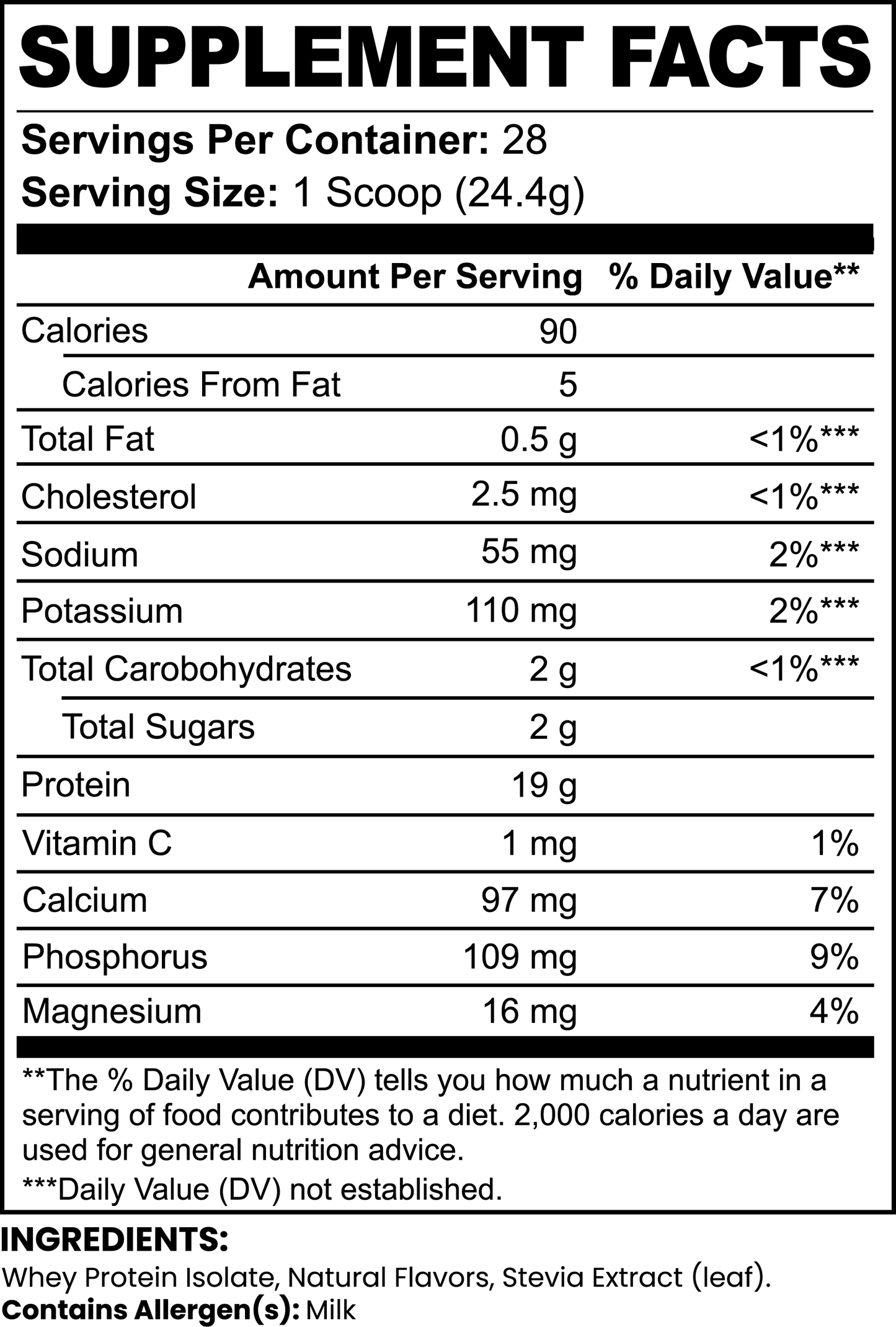 FKA Vanilla Whey Protein
