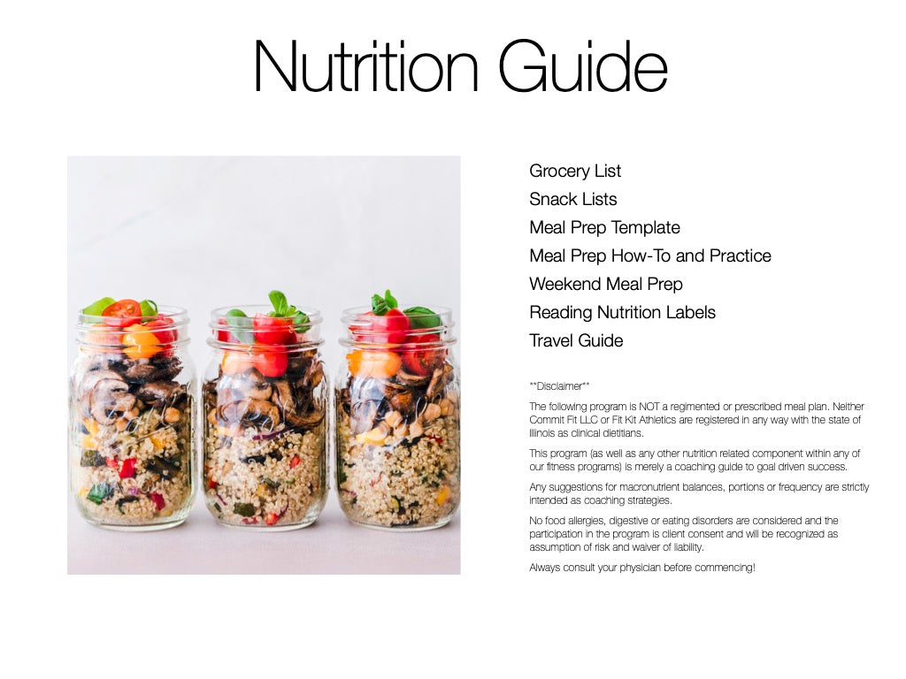 8 Week Nutrition Coaching