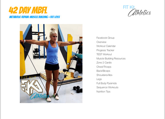 42 Day MBFL Strength + Cardio Training Plan